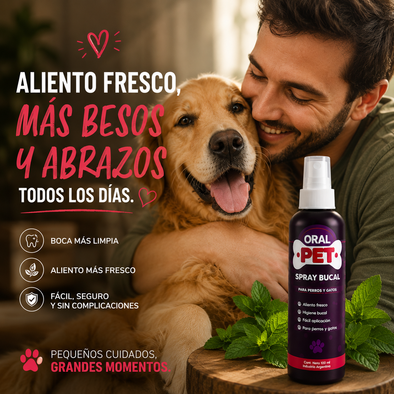 Oral Pet Spray Mascotas