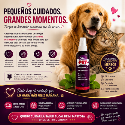 Oral Pet Spray Mascotas