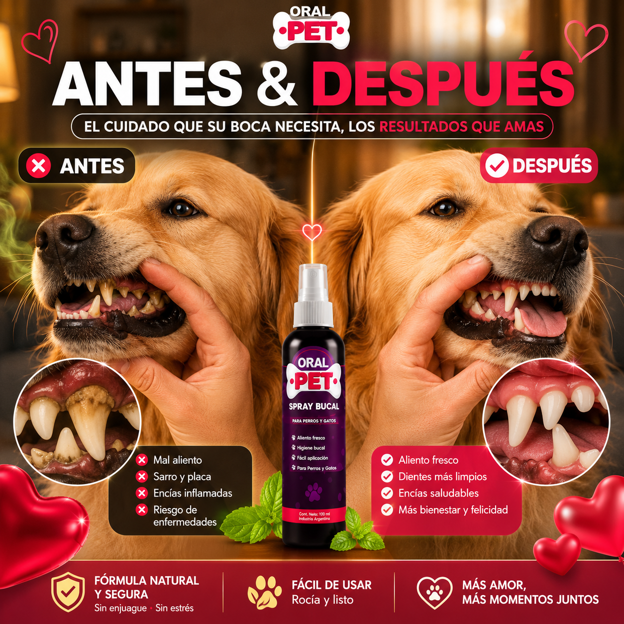 Oral Pet Spray Mascotas